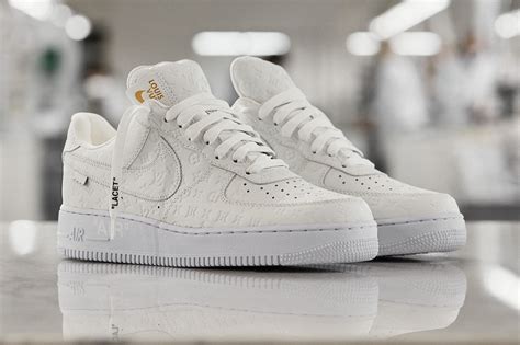 nike air force 1 white louis vuitton edition